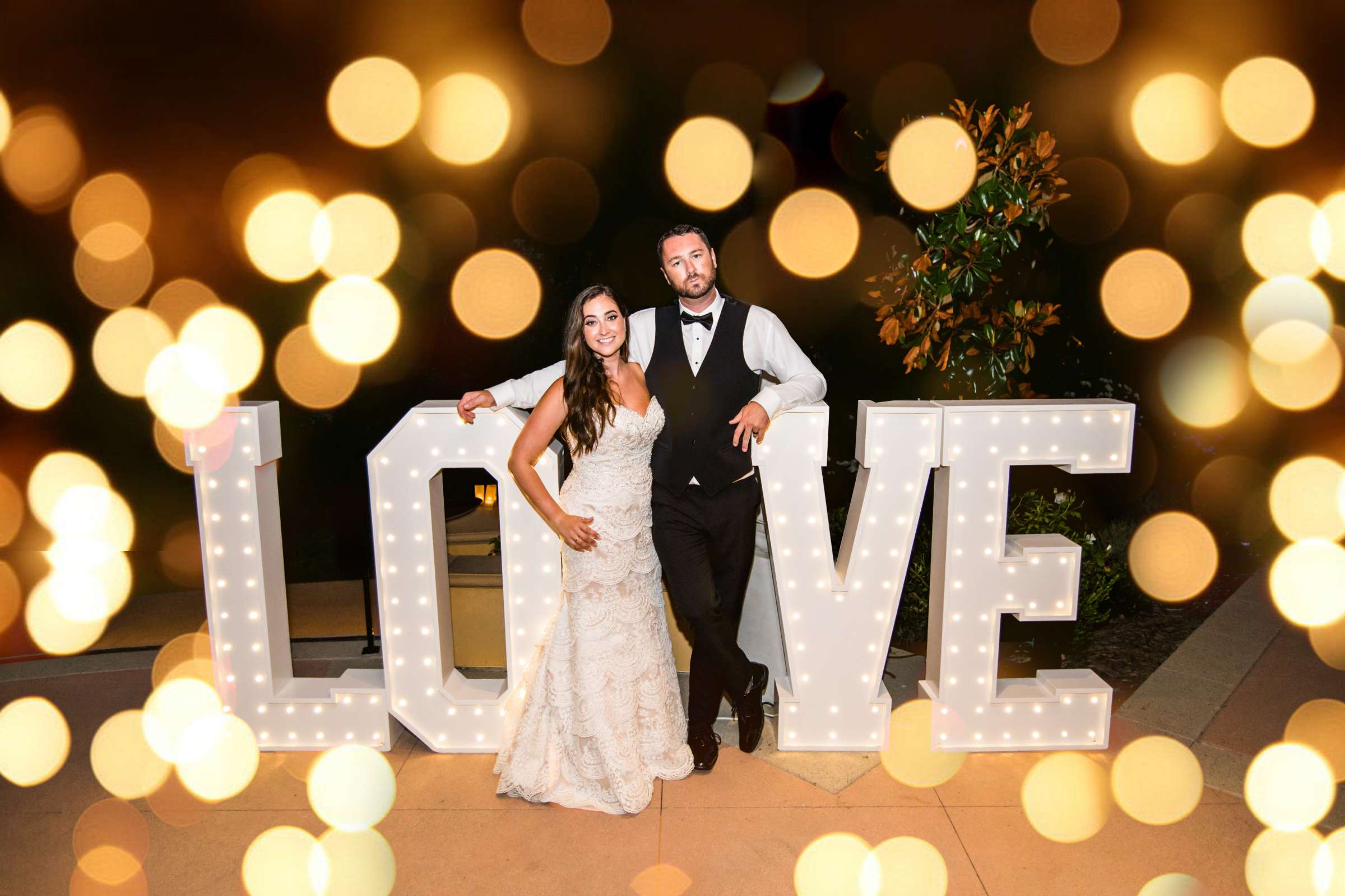 Night Shot at The Westin Carlsbad Resort and Spa Wedding coordinated by Red Letter Events, Danielle and Andrew Wedding Photo #5 by True Photography