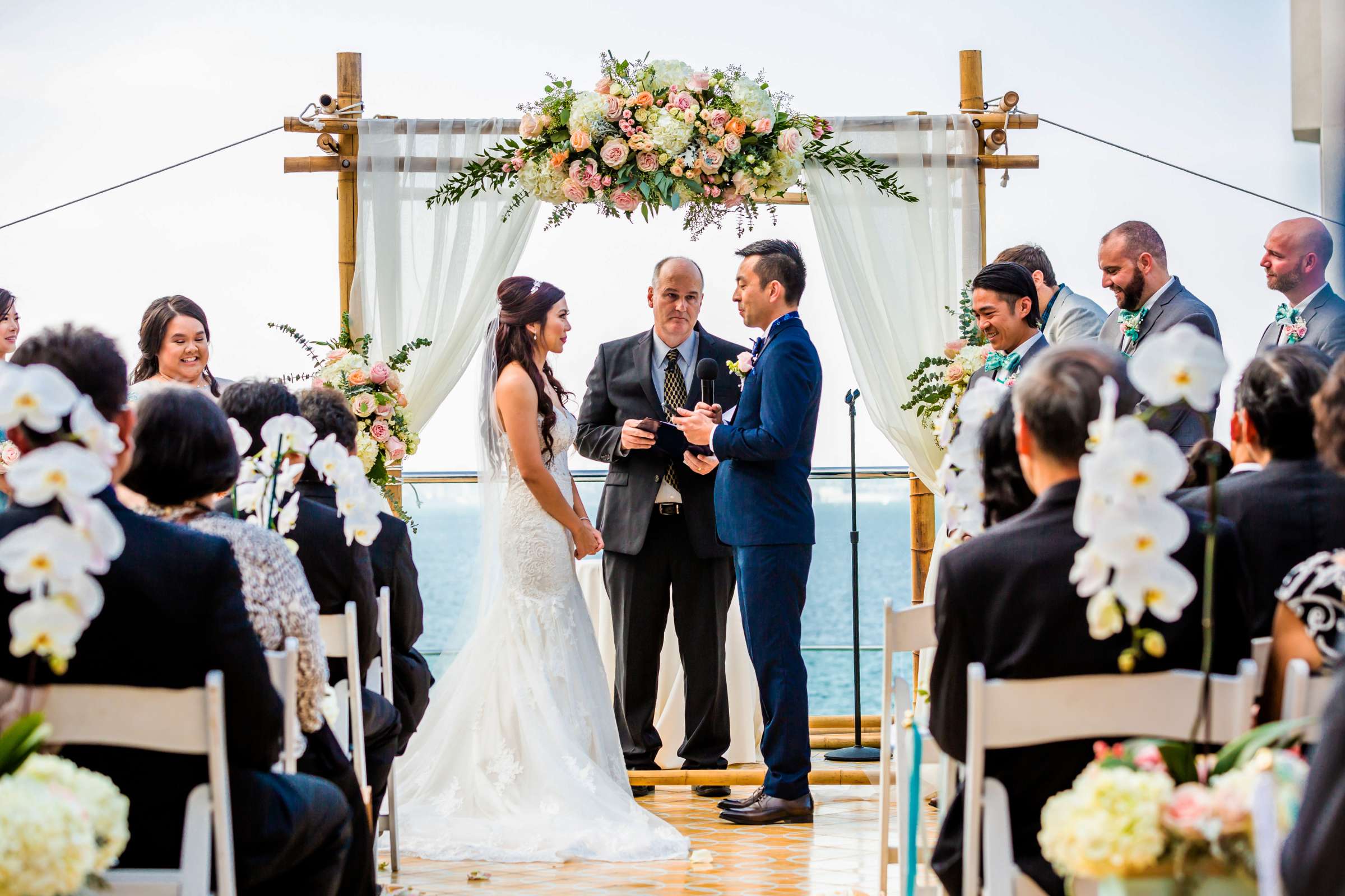 Loews Coronado Bay Resort Wedding coordinated by Aficial Events, Kellyn and Dwight Wedding Photo #491883 by True Photography