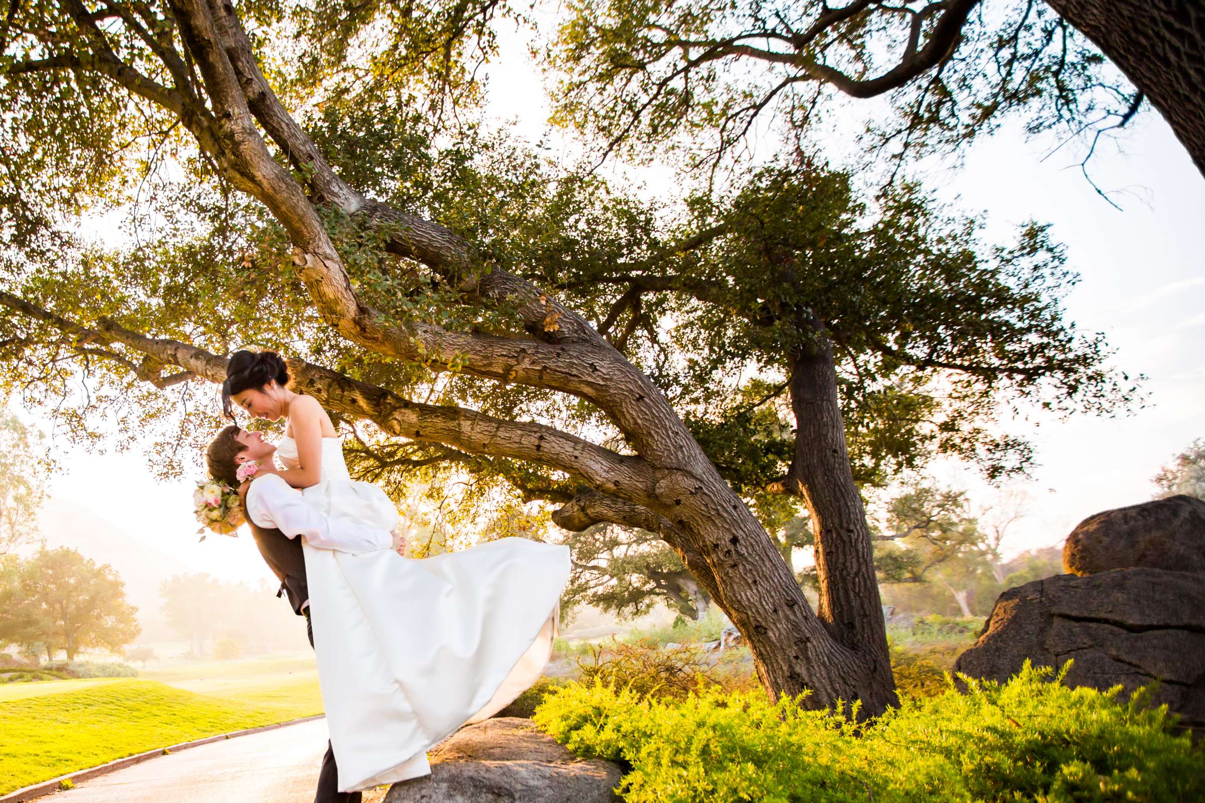 Mt Woodson Castle Wedding, Xinyu and Lyle Wedding Photo #99 by True Photography