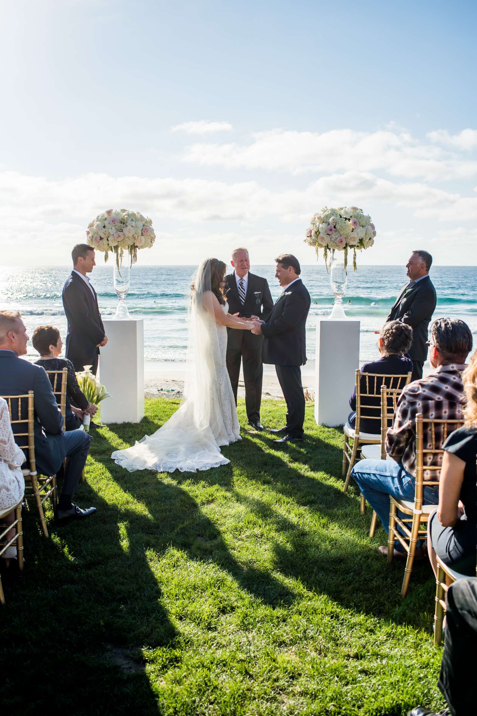 Scripps Seaside Forum Wedding coordinated by First Comes Love Weddings & Events, Janelle and Mike Wedding Photo #59 by True Photography