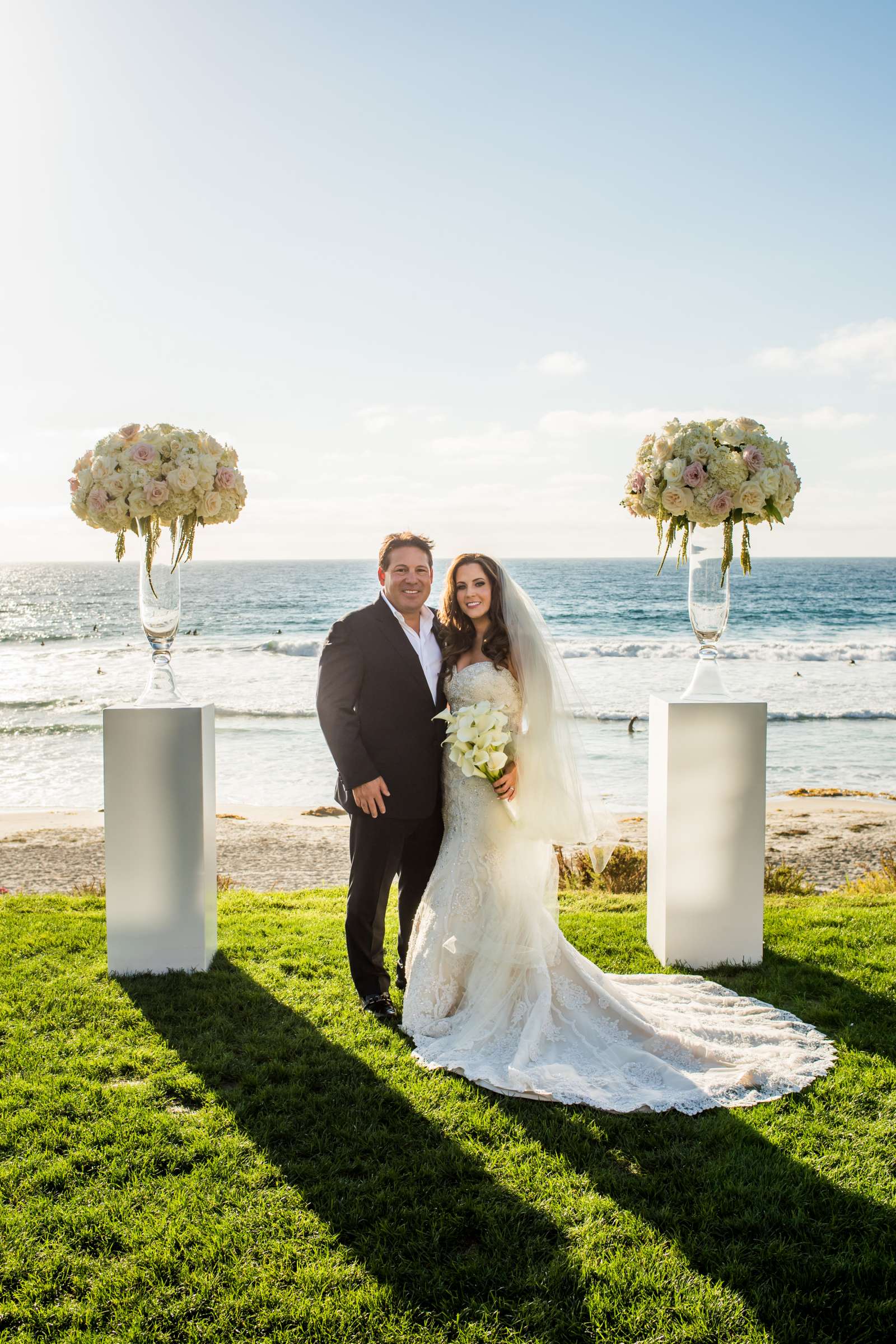 Scripps Seaside Forum Wedding coordinated by First Comes Love Weddings & Events, Janelle and Mike Wedding Photo #70 by True Photography