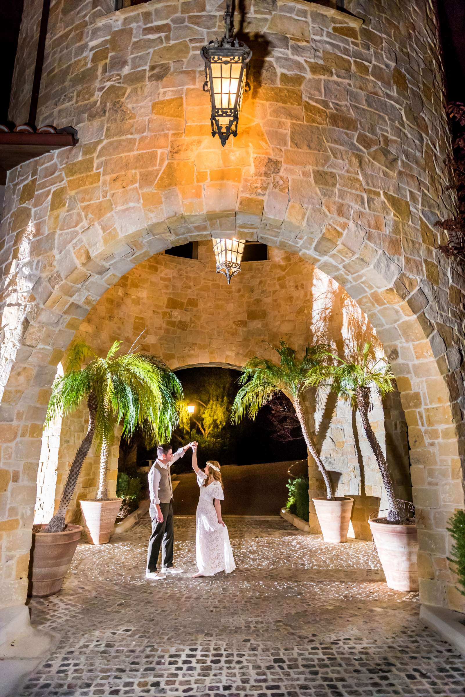 Night Shot at Vista Valley Country Club Wedding, Evelyn and Adam Wedding Photo #14 by True Photography