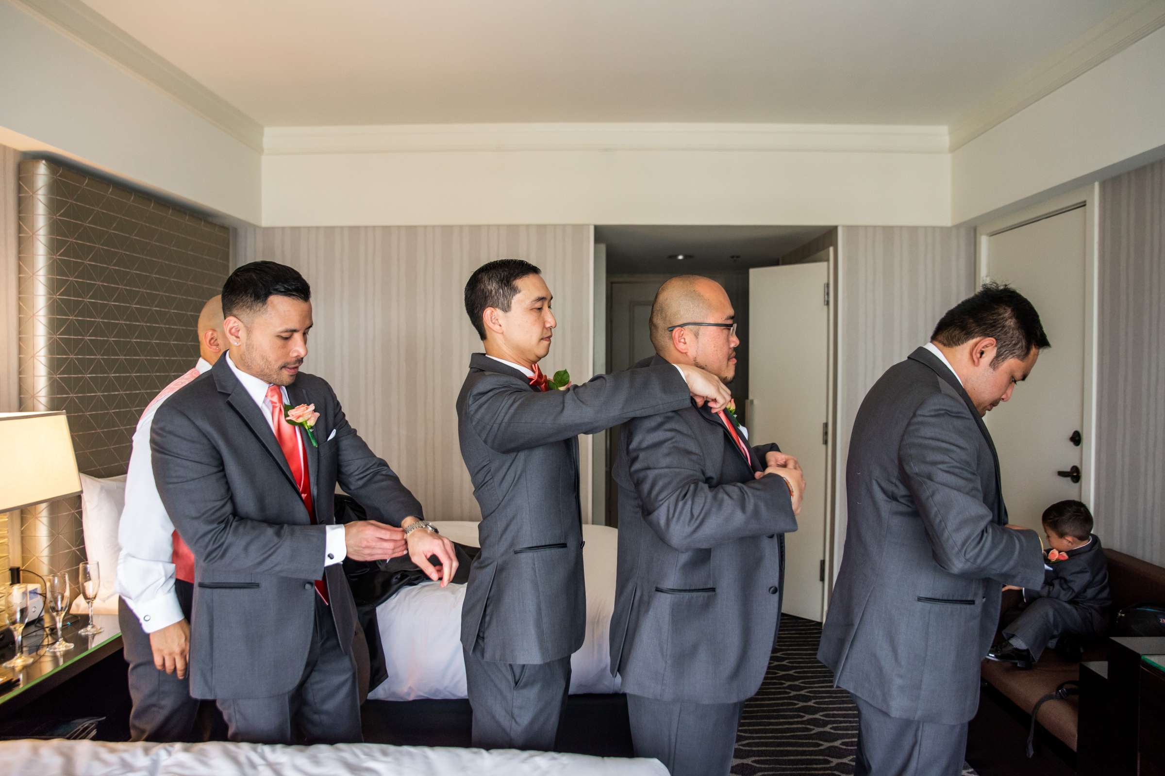 Manchester Grand Hyatt San Diego Wedding coordinated by Bella Mia Exclusive Events, Paula and Jimmy Wedding Photo #38 by True Photography