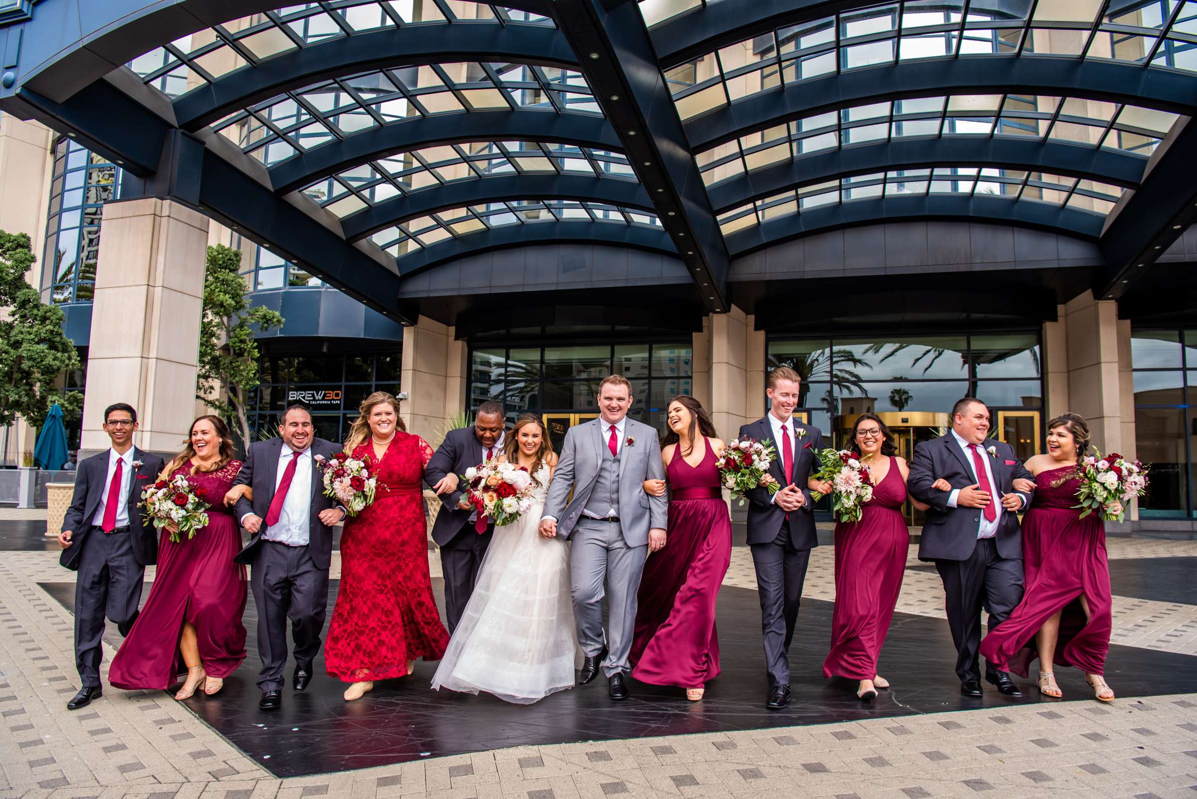 Manchester Grand Hyatt San Diego Wedding coordinated by First Comes Love Weddings & Events, Brittany and Chris Wedding Photo #10 by True Photography