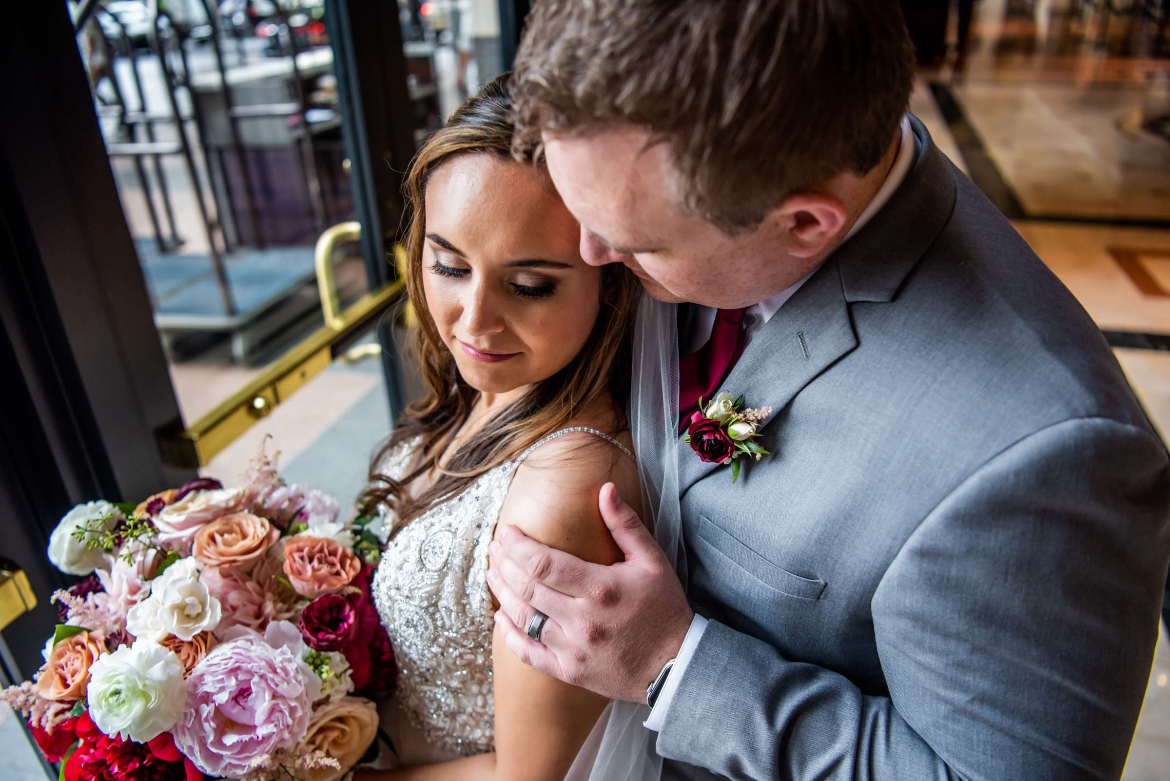 Manchester Grand Hyatt San Diego Wedding coordinated by First Comes Love Weddings & Events, Brittany and Chris Wedding Photo #2 by True Photography