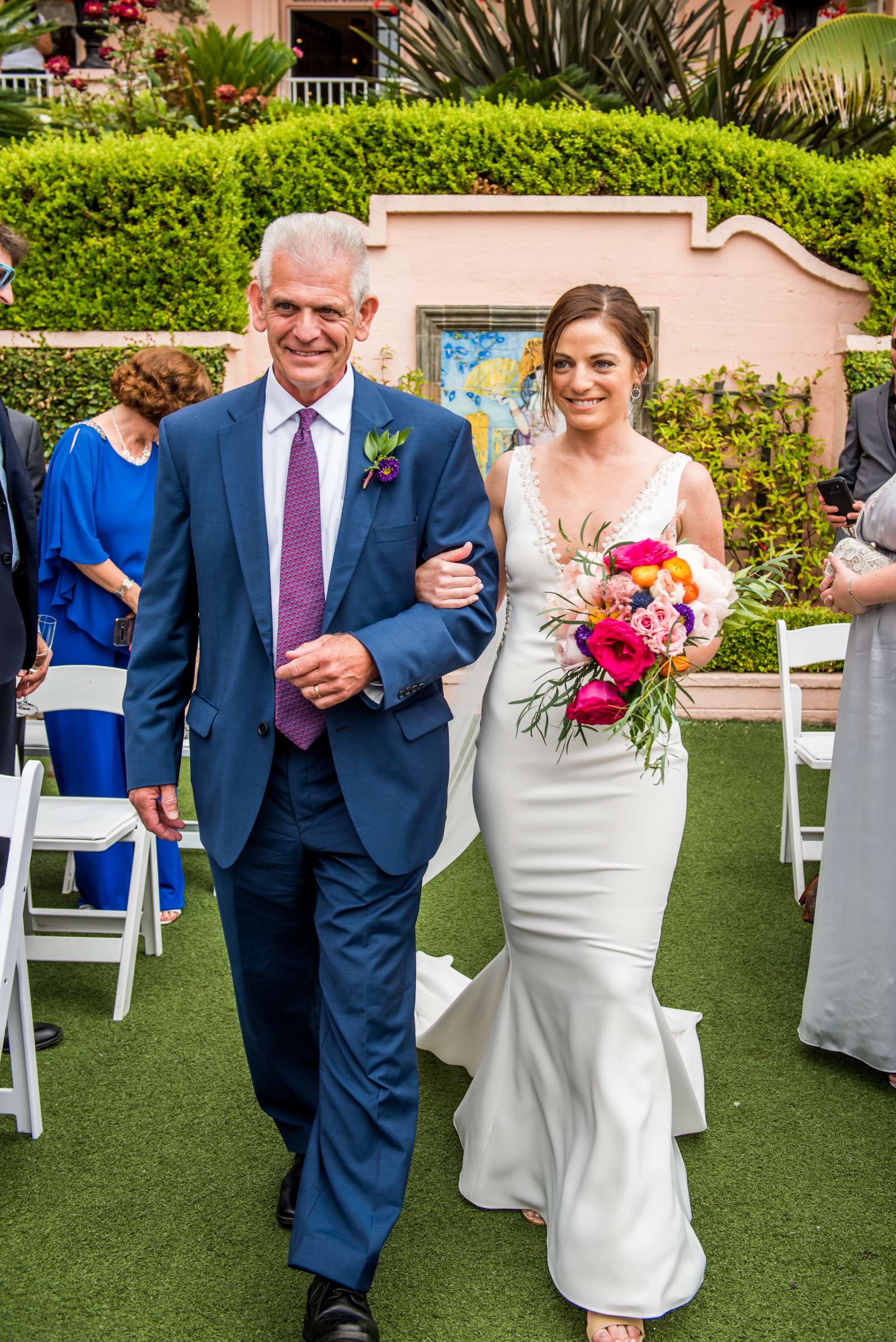 La Valencia Wedding coordinated by SARAH DILLENBECK EVENTS, Emily and Jason Wedding Photo #80 by True Photography