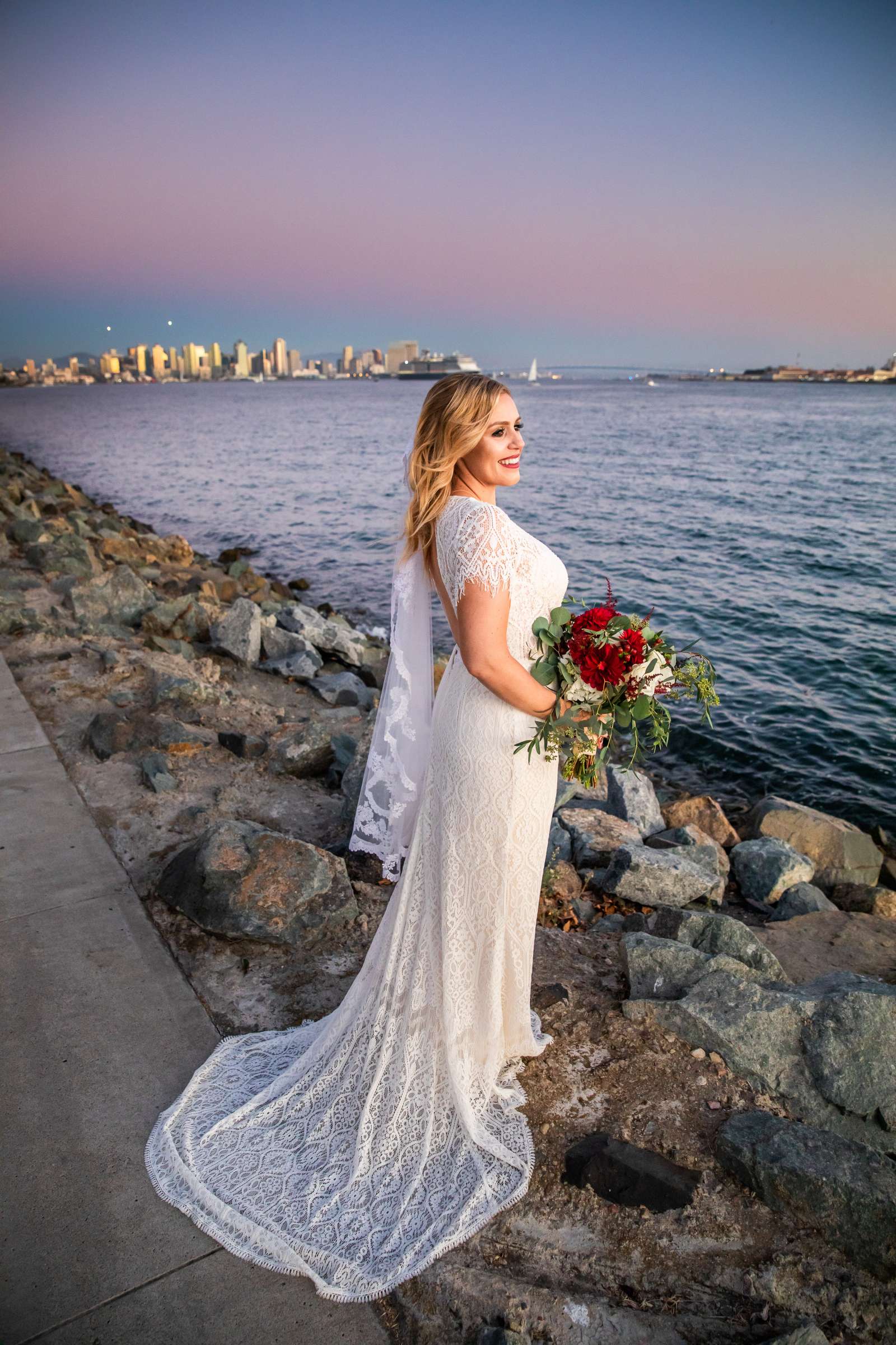 Harbor View Loft Wedding, Kelley and Aaron Wedding Photo #12 by True Photography