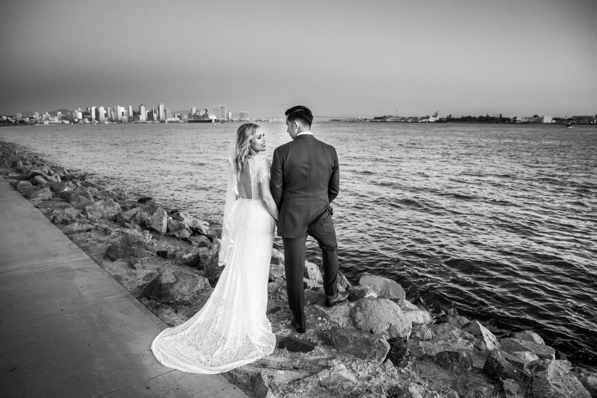 Harbor View Loft Wedding, Kelley and Aaron Wedding Photo #101 by True Photography