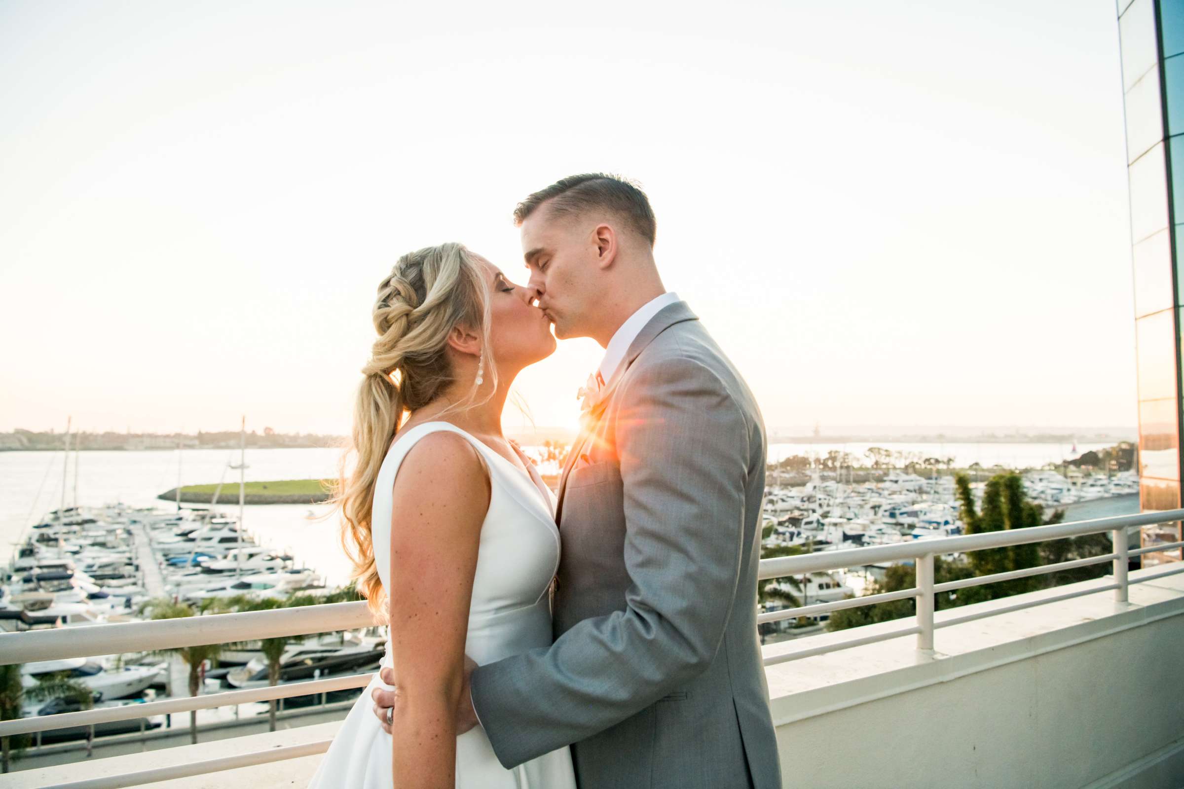 Marriott Marquis San Diego Marina Wedding coordinated by First Comes Love Weddings & Events, Ashlee and John Wedding Photo #4 by True Photography