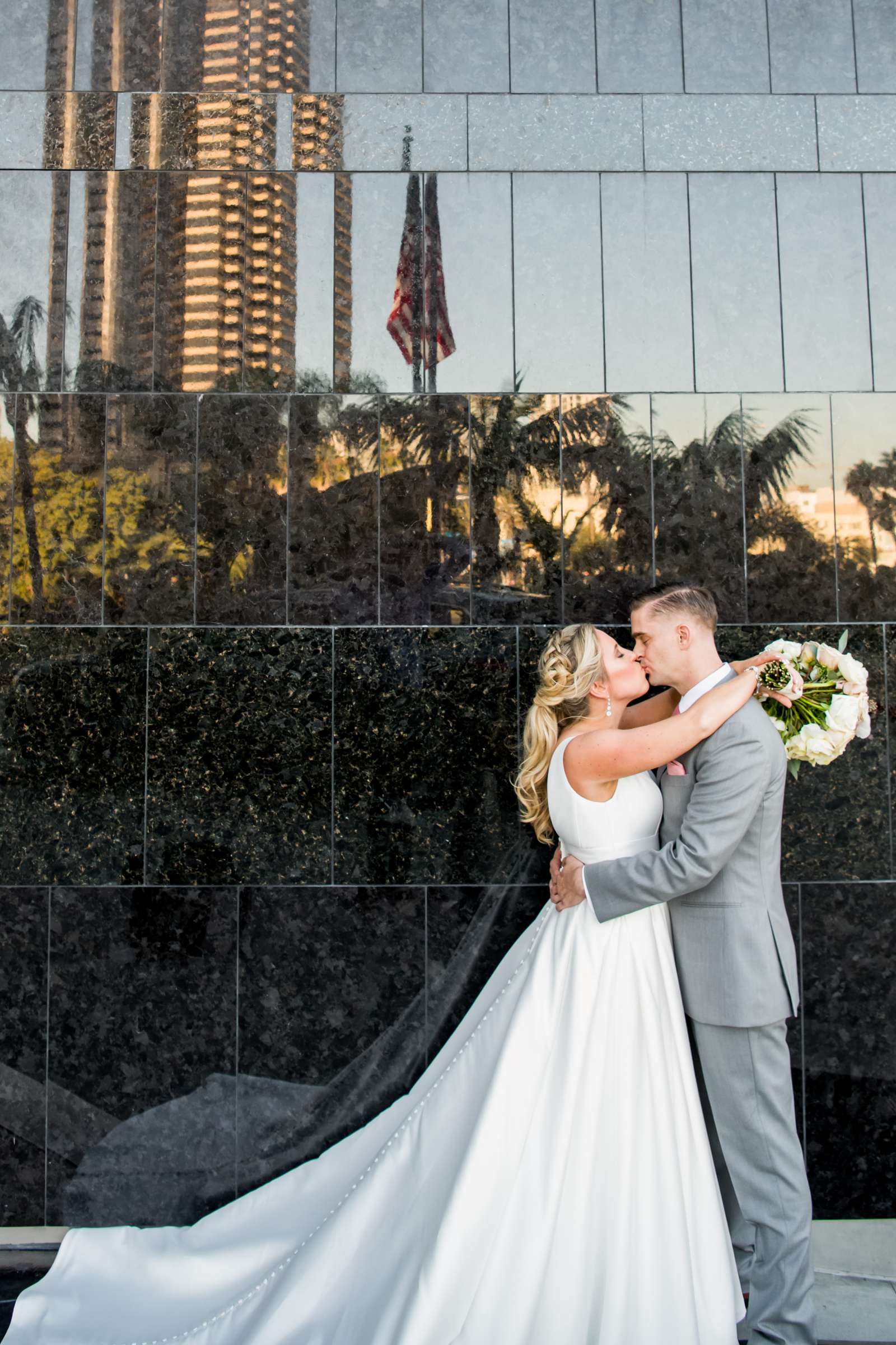 Marriott Marquis San Diego Marina Wedding coordinated by First Comes Love Weddings & Events, Ashlee and John Wedding Photo #7 by True Photography