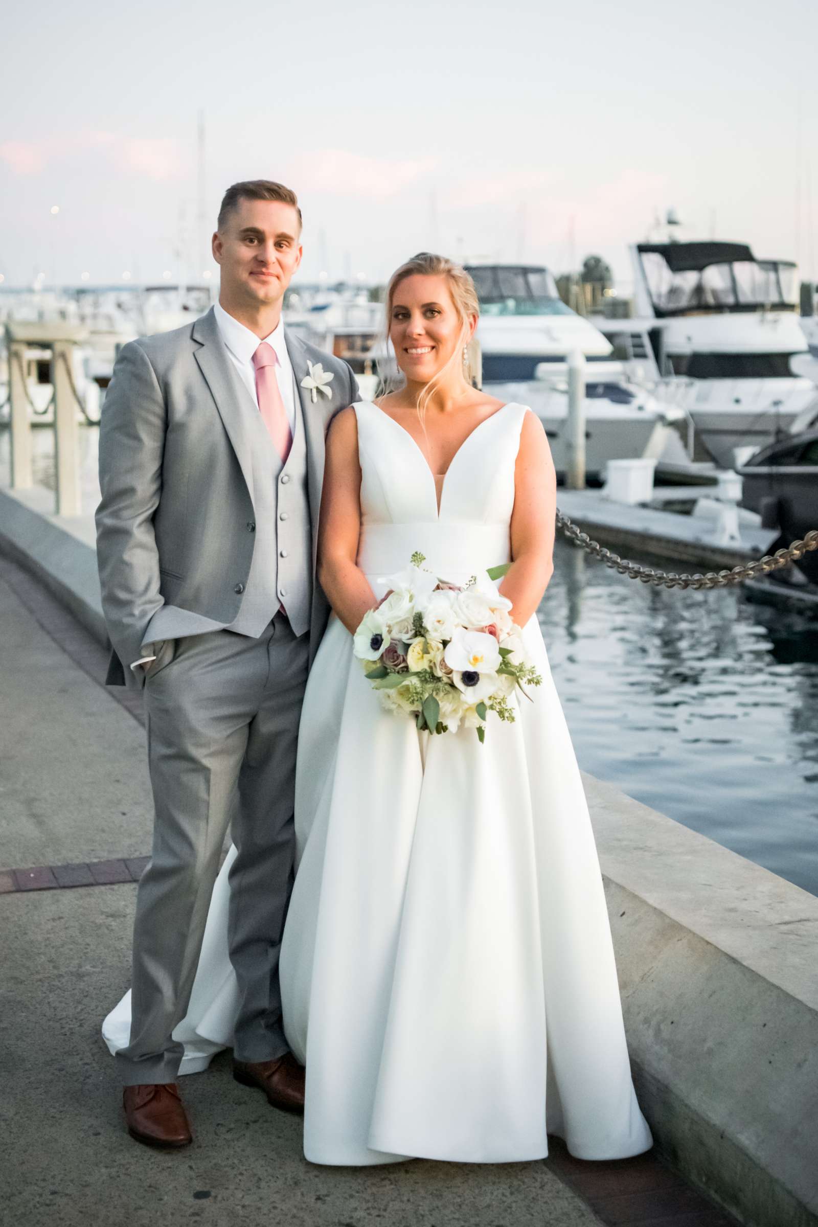 Marriott Marquis San Diego Marina Wedding coordinated by First Comes Love Weddings & Events, Ashlee and John Wedding Photo #21 by True Photography