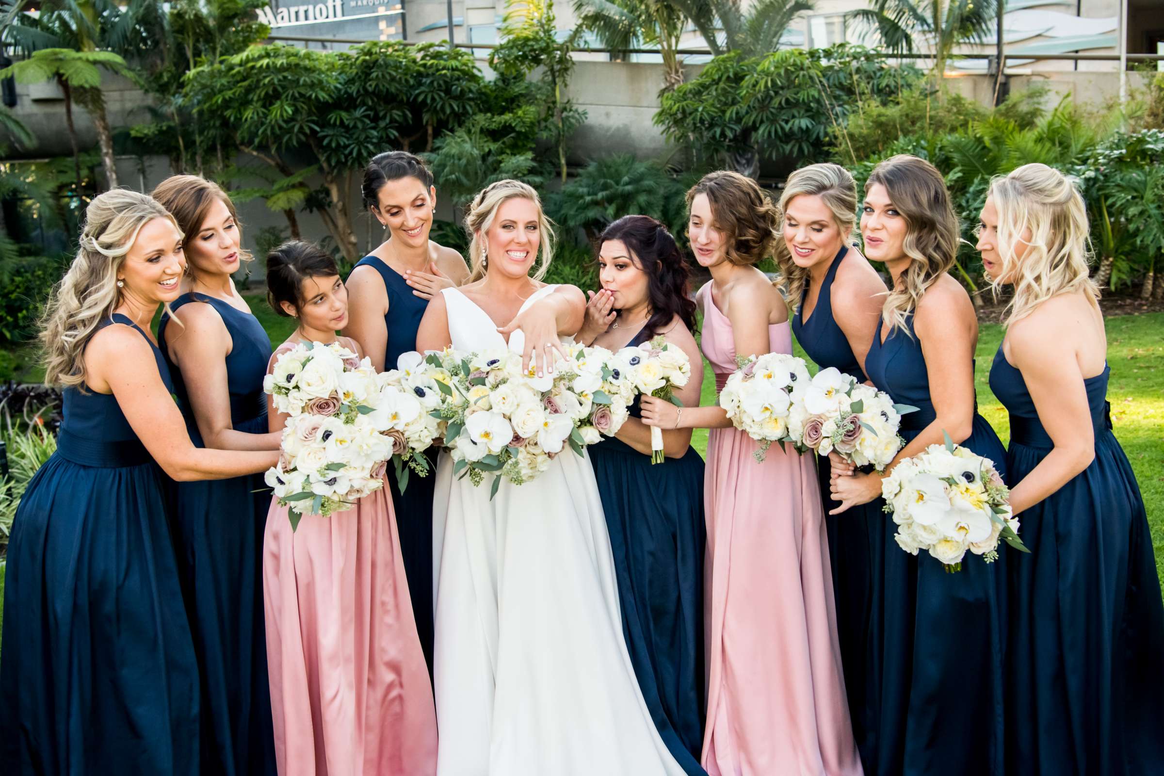 Marriott Marquis San Diego Marina Wedding coordinated by First Comes Love Weddings & Events, Ashlee and John Wedding Photo #49 by True Photography