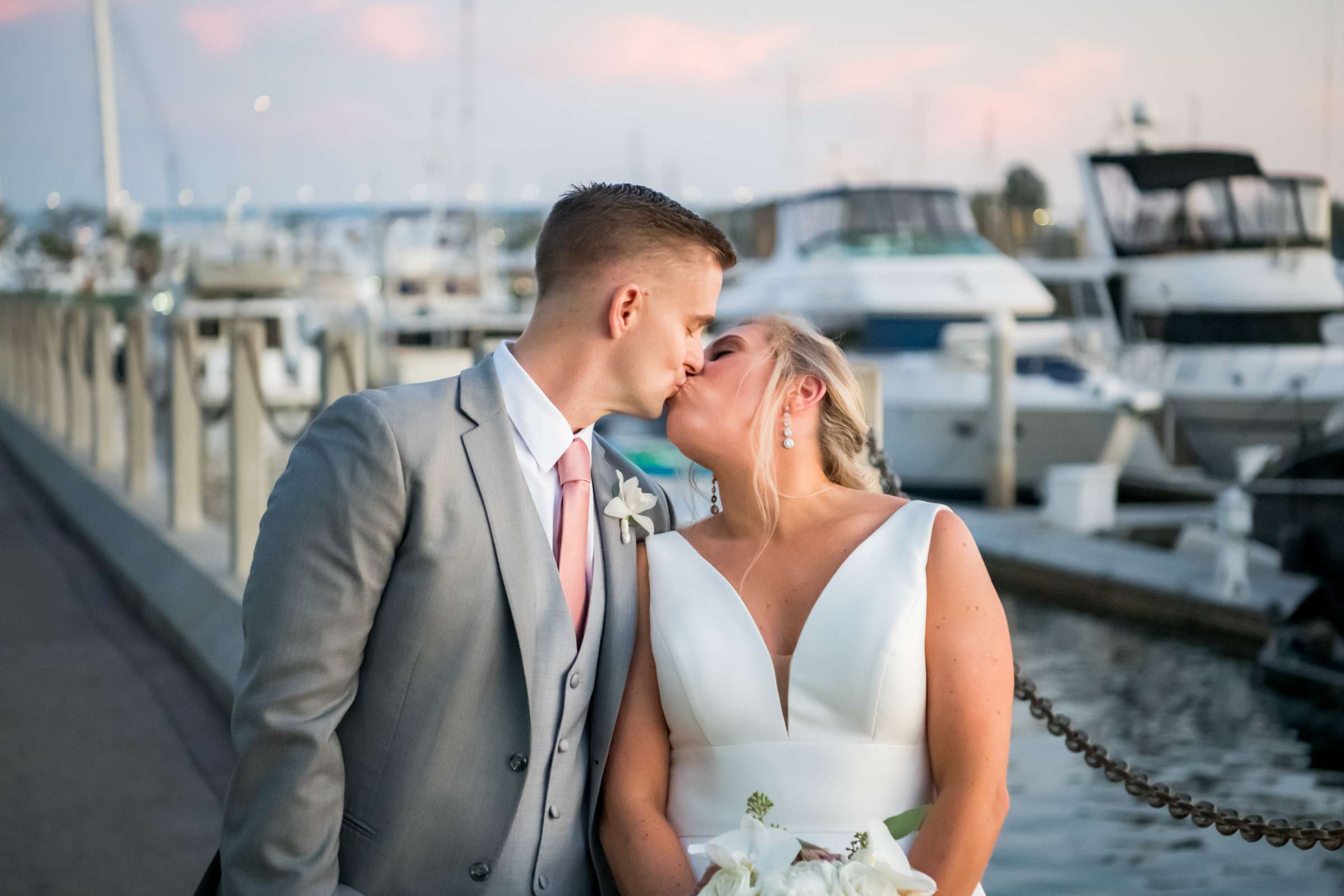 Marriott Marquis San Diego Marina Wedding coordinated by First Comes Love Weddings & Events, Ashlee and John Wedding Photo #98 by True Photography