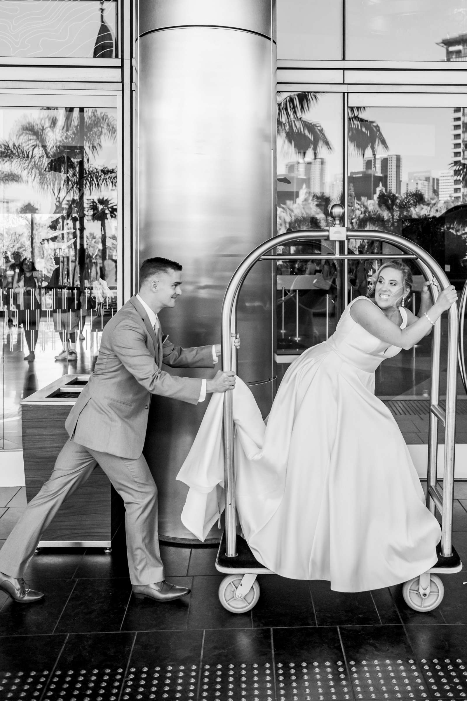 Marriott Marquis San Diego Marina Wedding coordinated by First Comes Love Weddings & Events, Ashlee and John Wedding Photo #64 by True Photography