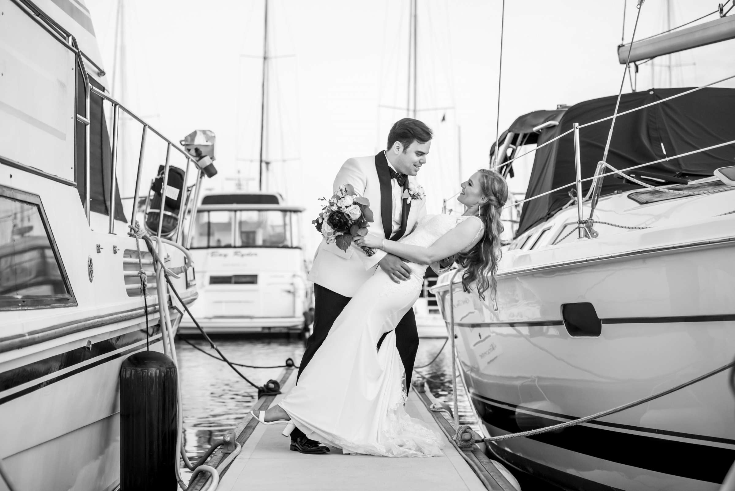 Coronado Cays Yacht Club Wedding coordinated by Selina Rose Weddings & Events, Jessica and Brandon Wedding Photo #606574 by True Photography