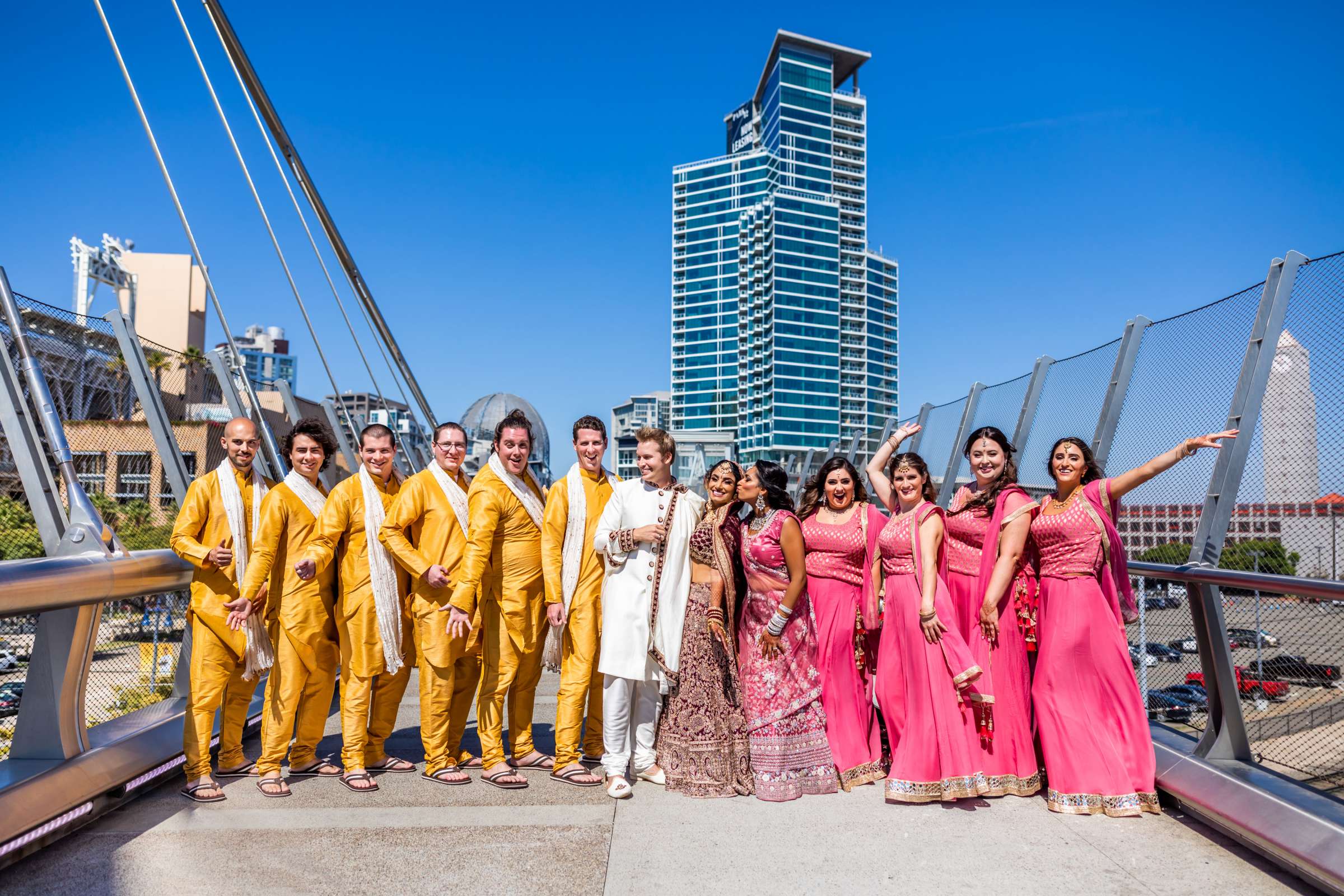 Hilton San Diego Bayfront Wedding coordinated by Reva Event, Shivani and Joey Wedding Photo #10 by True Photography