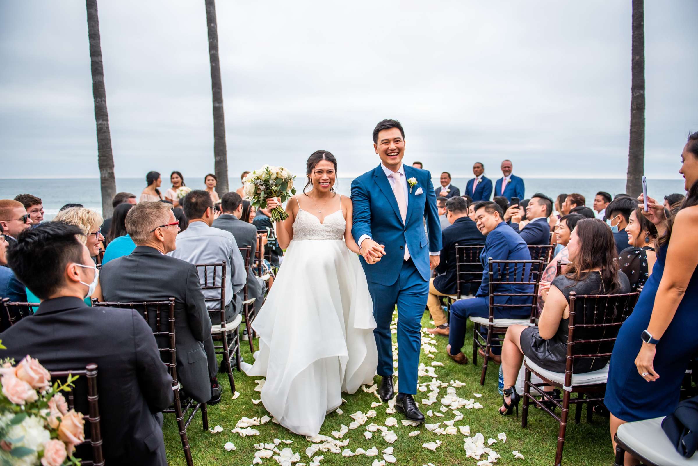 Scripps Seaside Forum Wedding coordinated by Willmus Weddings, Quynh and Tyler Wedding Photo #32 by True Photography