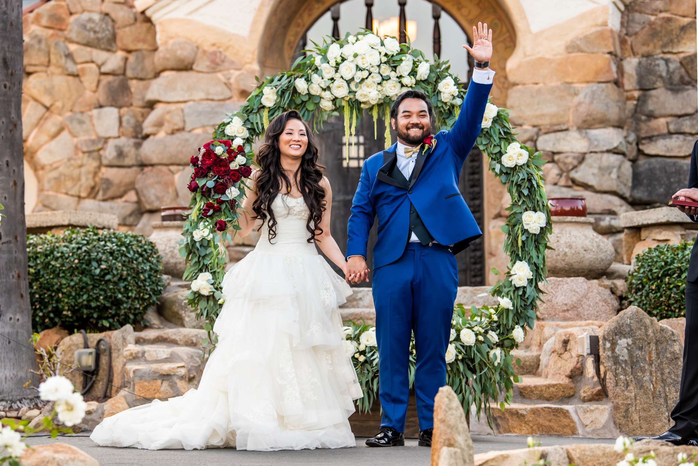Mt Woodson Castle Wedding coordinated by Personal Touch Dining, Denise and Arbj Wedding Photo #18 by True Photography