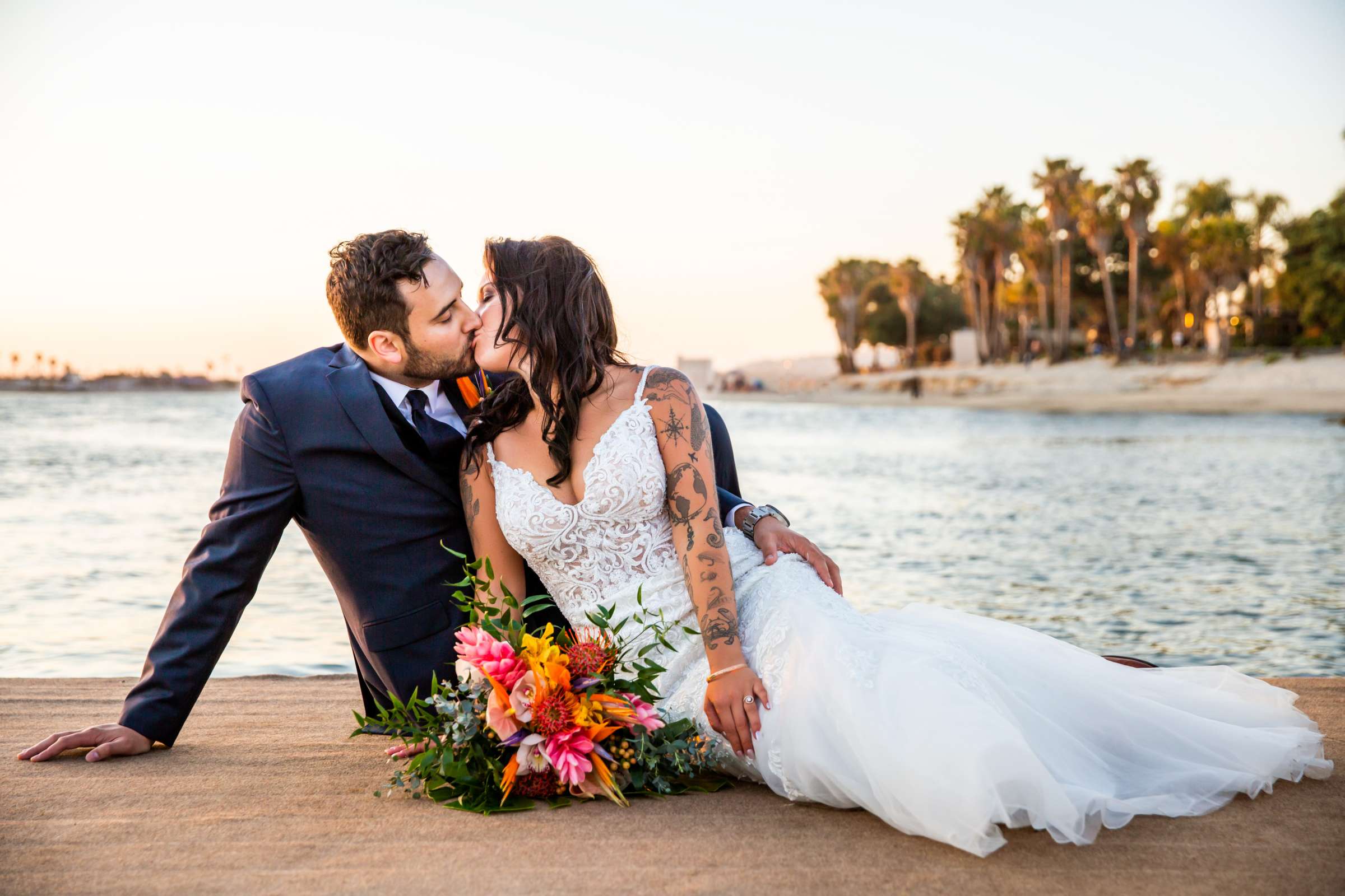 Paradise Point Wedding coordinated by Holly Kalkin Weddings, Jenna and Jeffrey Wedding Photo #624670 by True Photography